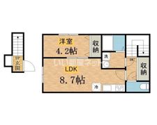 ウエストコーポの間取り画像