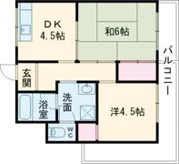 サンゼン山手ハイツの間取り画像