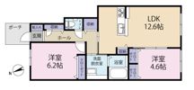 グレイスコート佐鳴台の間取り画像