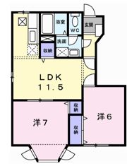 グリーンウィンドの間取り画像