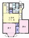 グリーンウィンドの間取り画像