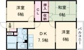 フィルコート東羽倉崎Cの間取り画像