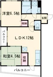 アベニュー夢野の間取り画像