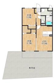 クレスト見次の間取り画像