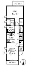 シティハイツ国立の間取り画像