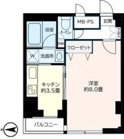 カメリアKAWASAKIの間取り画像