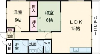第1永和レジデンスの間取り画像