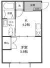 銀河ハイツの間取り画像