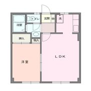 コーポAixの間取り画像