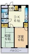 フラット矢作の間取り画像
