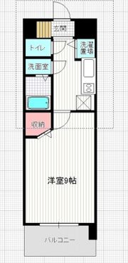 ノーブル広島駅前の間取り画像