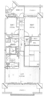 牛田早稲田グランドハイツの間取り画像