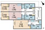 カインドネス狭山ヶ丘の間取り画像