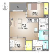 REGALEST 伊島Ⅰの間取り画像