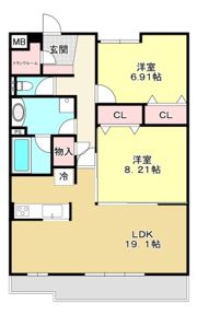 GARDEN HOUSE 大谷町 Ⅰの間取り画像
