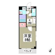 セゾン・ドゥ・ブランシェ千葉中央の間取り画像