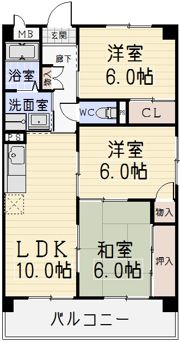 6清邦ビルの間取り画像