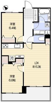 二の坂シティハウスの間取り画像