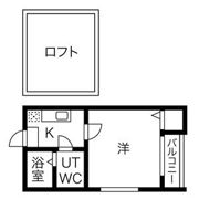 寿キャッスル栄生の間取り画像