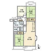 辻堂駅前ハイツ6号棟の間取り画像