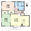 ドミール泉川 Cの間取り画像