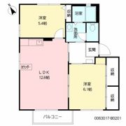 クレール B棟の間取り画像