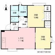 デュープレックス小池原 D棟の間取り画像