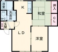 サザンビューIIの間取り画像