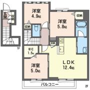 トミーガーデンFの間取り画像