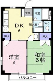 コーポひまわりの間取り画像