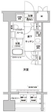 ライジングプレイス川崎の間取り画像