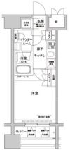 ライジングプレイス川崎の間取り画像
