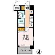 カスタリア武蔵小杉の間取り画像