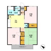 ネオシティ中島 Aの間取り画像