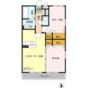 スカイヒル横濱六ッ川 B棟の間取り画像
