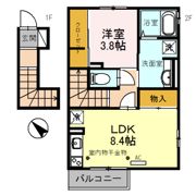 エスタシオンJの間取り画像