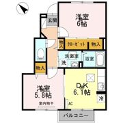 メゾン・ド・ソウェル B棟の間取り画像