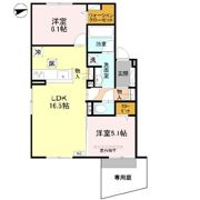 T-residence楠葉の間取り画像