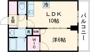 プラウドタワー神戸県庁前の間取り画像