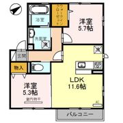 セジュールKの間取り画像