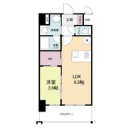 ORSUS大阪福島（旧リヴェント福島）の間取り画像