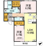 コープアールエム Ⅱの間取り画像
