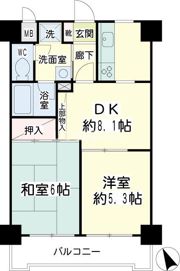 NICEアーバン鶴見中央Ⅱの間取り画像