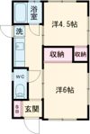 木村貸家の間取り画像
