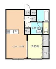 セジュール田の湯の間取り画像