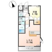 クレッシェンドの間取り画像