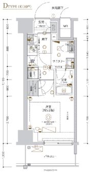CREST TAPP 川崎Ⅱの間取り画像