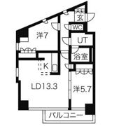 TEADA南6条(ティーダミナミ6ジョウ)の間取り画像