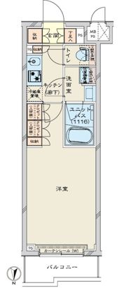ルーブル川崎鷺沼の間取り画像