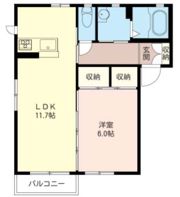 ビアン アンソレイエの間取り画像